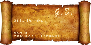 Gila Domokos névjegykártya